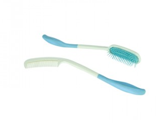 Brush and Comb Set Long Handle