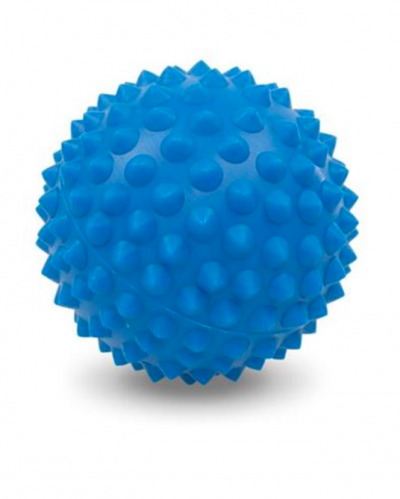 Spikey Massage Ball, 7.5cm, Blue