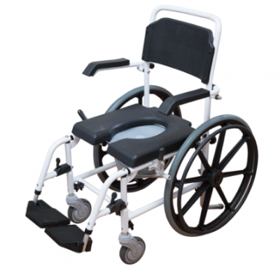 Shower Commode - Aspire Aluminium - Self Propelled
