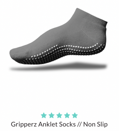 Gripperz Anklet Socks // Non Slip
