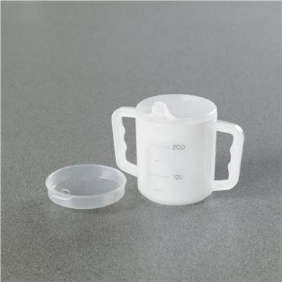 Homecraft Two Handled Mug, 270ml, Pair, with Spout and Splash Lids - $34