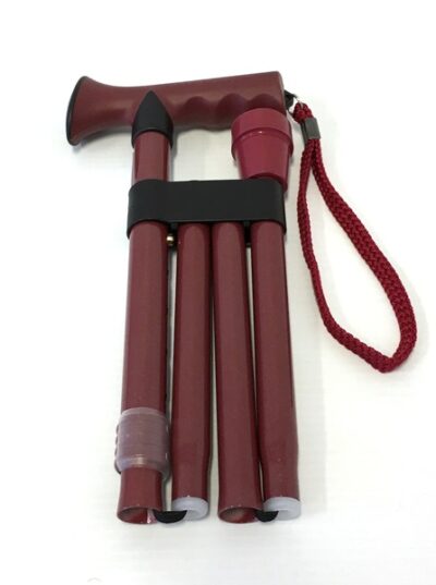 Redgum Folding Walking Cane