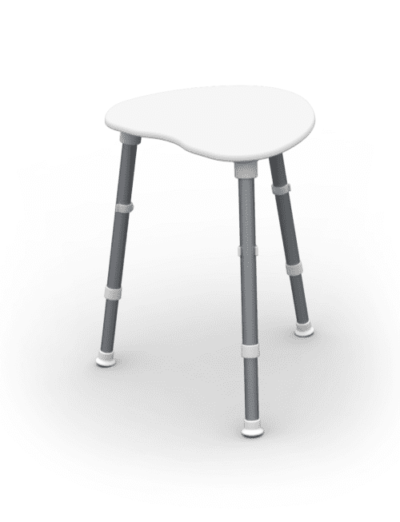 RedGum Space Saver Corner Shower Stool